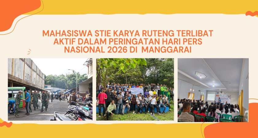 Mahasiswa Stie Karya Ruteng Terlibat Aktif Dalam Peringatan Hari Pers Nasional 2026 Di Manggarai